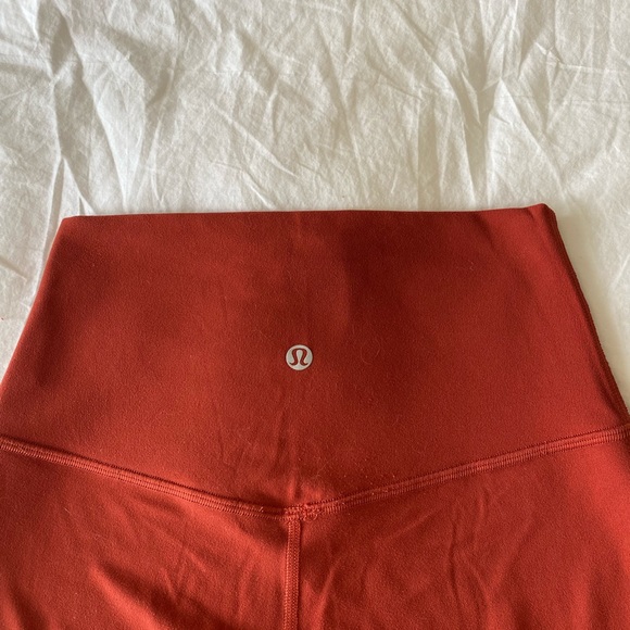 Red lululemon align leggings - Picture 3 of 3
